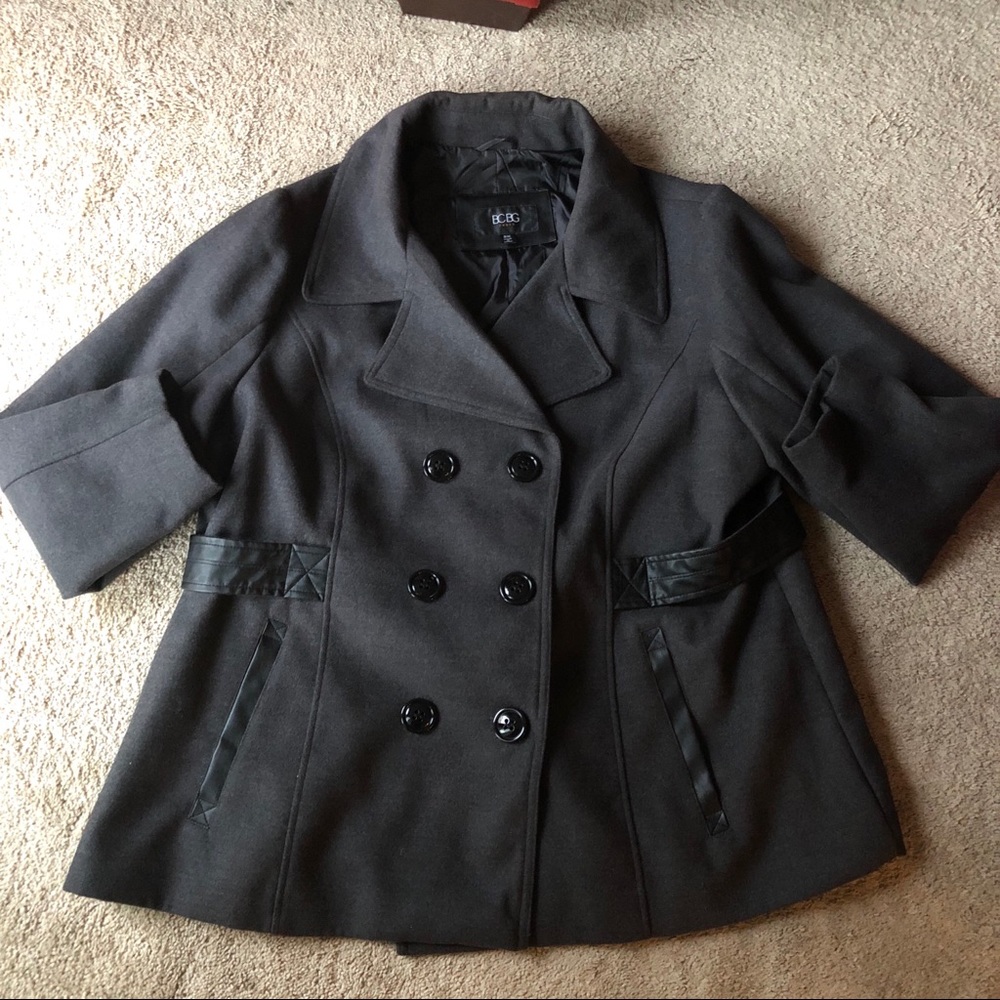 BCBG Paris Pea Coat Jacket